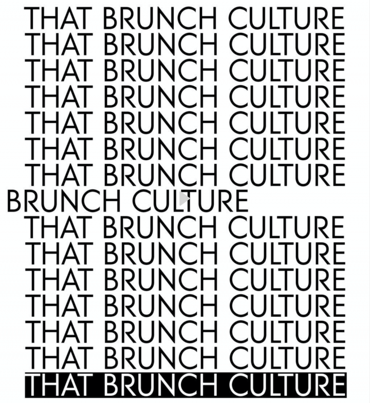 That brunch culture