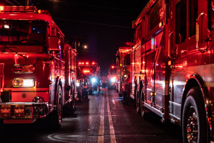 Police and Firefighters Protest for Higher Wages